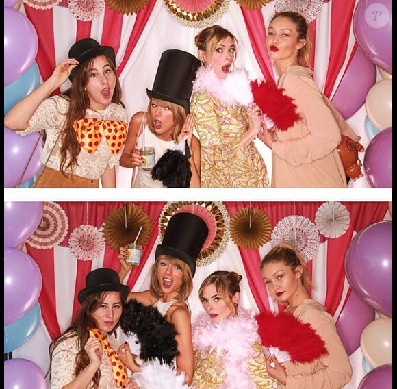 Taylor Swift, Jaime King et Gigi Hadid, sur Instagram le 15 juin 2015