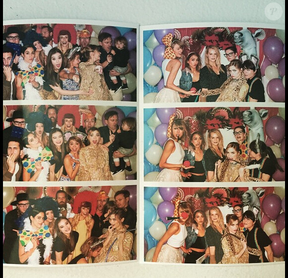 Taylor Swift et ses meilleures copines pour la baby-shower de Jaime King enceinte de son deuxième enfant, sur Instagram le 15 juin 2015