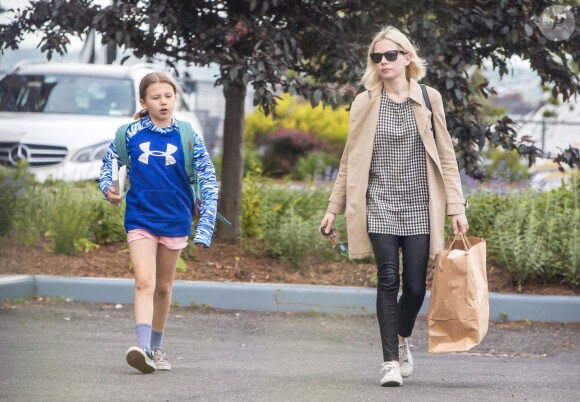 Exclusif - L'actrice Michelle Williams et sa fille Matilda Ledger à Brooklyn le 8 juin 2015.