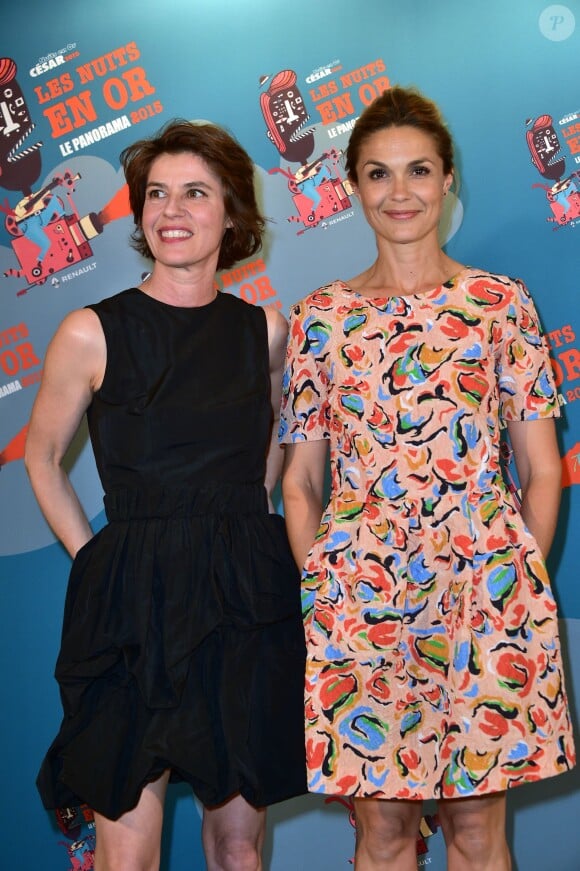 Irène Jacob et Barbara Schulz - Dîner de gala "Les Nuits en Or - Panorama" à l'UNESCO à Paris, le 15 juin 2015