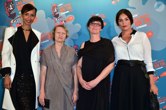 Sonia Rolland, Solveiga Mastekaite, Skirmanta Jakaite, Lola Dewaere - Dîner de gala "Les Nuits en Or - Panorama" à l'UNESCO à Paris, le 15 juin 2015