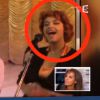 La présentatrice Karine Le Marchand en 1991. Elle était choriste de David Hasselhoff ! - Images diffusées dans l'émission C à vous sur France 5. Juin 2015.