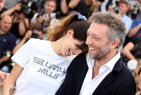 Maïwenn (Maïwenn Le Besco) et Vincent Cassel - Photocall du film "Mon Roi" lors du 68e Festival International du Film de Cannes, le 17 mai 2015.