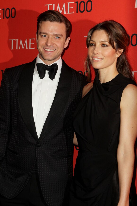 Justin Timberlake et Jessica Biel au TIME 100 Gala à New York, le 23 avril 2013