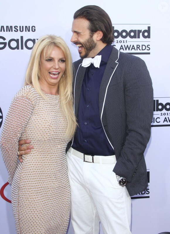 Britney Spears, Charlie Ebersol - Soirée des "Billboard Music Awards" à Las Vegas le 17 mai 2015.
