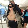 Kim Kardashian arrive à Nice le 23 juin 2015.