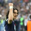 Edinson Cavani - Le PSG remporte la Coupe de France contre l'A.J Auxerre au Stade de France à Saint-Denis le 30 mai 2015.