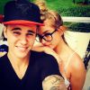 Justin Bieber et Hailey Baldwin à Miami. Photo publiée le 14 juin 2015.