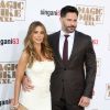 Sofia Vergara et son fiancé Joe Manganiello lors de l'avant-première de Magic Mike XXL à Los Angeles le 25 juin 2015