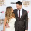 Sofia Vergara et son fiancé Joe Manganiello lors de l'avant-première de Magic Mike XXL à Los Angeles le 25 juin 2015