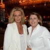 Exclusif - Sabine de Gunzburg, Stéphanie Le Quellec (Chef Exécutif) - Soirée "White Party" au Prince de Galles à Paris le 24 juin 2015.