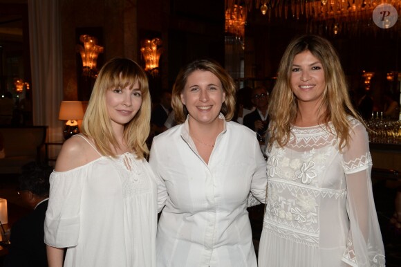 Exclusif - Alix Bénézech, Stéphanie Le Quellec (Chef Exécutif), Isabelle Funaro - Soirée "White Party" au Prince de Galles à Paris le 24 juin 2015.