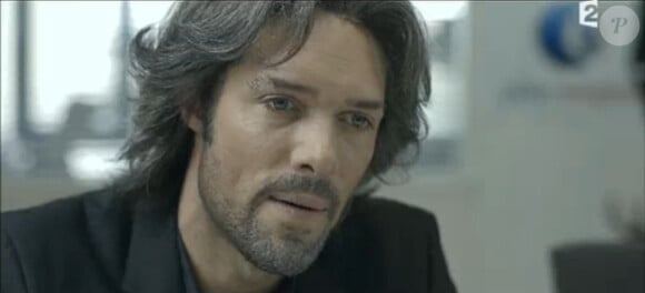 Nicolas Bedos, déguisé en Aymeric Caron dans un sketch diffusé dans On n'est pas couché sur France 2, le samedi 27 juin 2015.