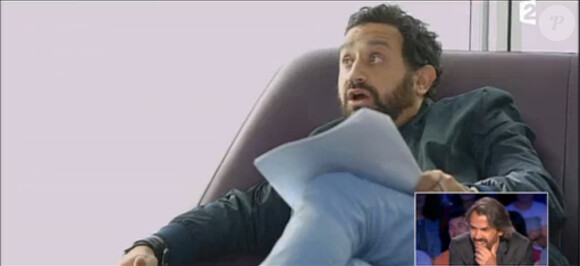 Cyril Hanouna apparaît dans un sketch diffusé dans On n'est pas couché sur France 2, le samedi 27 juin 2015.