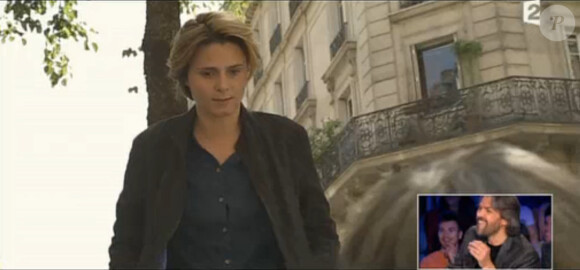 Caroline Fourest apparaît dans un sketch diffusé dans On n'est pas couché sur France 2, le samedi 27 juin 2015.
