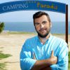 Laurent Ournac sur le tournage de Camping Paradis (épisode diffusé le mardi 23 juin 2015 à 20h55 sur TF1).