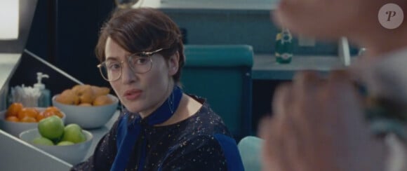 Kate Winslet grimée dans le biopic Steve Jobs avec Michael Fassbender.