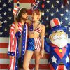 Miley Cyrus célèbre le 4 juillet 2015, fete nationale et jour de l'indépendance aux Etats-Unis