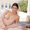Exclusif - Jacqueline MacInnes Wood - Les acteurs d'Amour, Gloire et Beauté posent sur la terrasse d'une suite de l'hôtel Hermitage lors du 55e festival de télévision de Monte-Carlo à Monaco le 16 juin 2015.