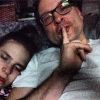 Jean-Marc Généreux fait un tendre selfie de lui et Francesca, sa fille handicapée. Décembre 2014.
