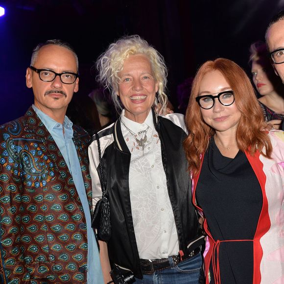 Viktor Horsting, Ellen von Unwerth, Tori Amos et Rolf Snoeren - Showcase de Tori Amos lors de l'After Party du 10ème anniversaire du parfum "Flowerbomb" de Viktor&Rolf au Trianon à Paris le 8 juillet 2015.