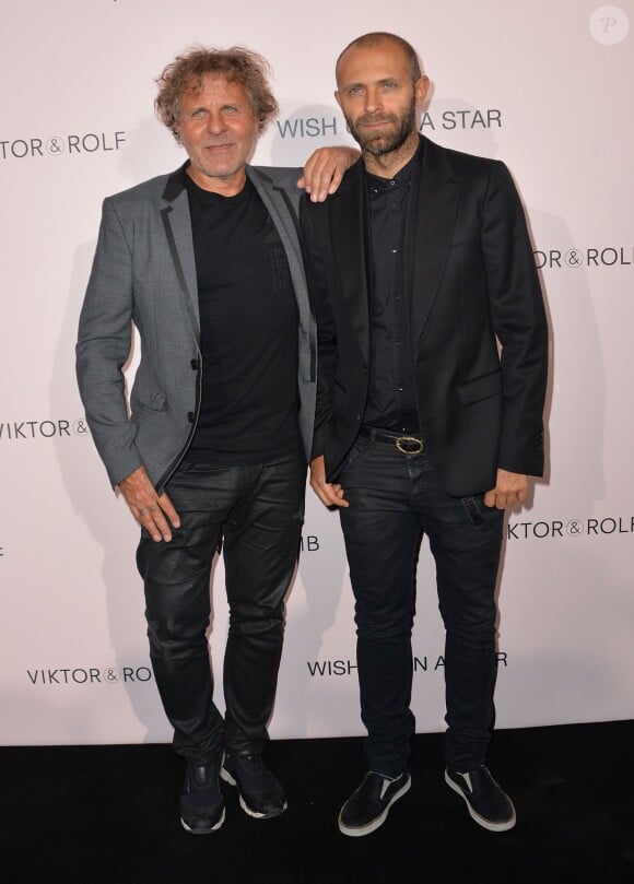 Renzo Rosso, guest - Photocall de la Soirée du 10ème anniversaire de la création du parfum "Flowerbomb" de Viktor&Rolf au Trianon à Paris le 8 juillet 2015. 