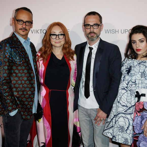 Viktor Horsting,Tori Amos, Rolf Snoeren et Charli XCX - Soirée du 10ème anniversaire de la création du parfum " Flowerbomb" de Viktor&Rolf au Trianon à Paris le 8 juillet 2015
