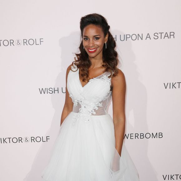 Alicia Fall - Soirée du 10ème anniversaire de la création du parfum " Flowerbomb" de Viktor&Rolf au Trianon à Paris le 8 juillet 2015