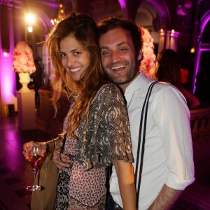 Priscilla De Laforcade et Augustin Trapenard - Soirée du 10ème anniversaire de la création du parfum " Flowerbomb" de Viktor&Rolf au Trianon à Paris le 8 juillet 2015