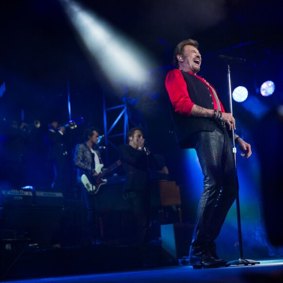 Exclusif - Johnny Hallyday en concert dans les Arènes de Nîmes - Jour 2 - Le 3 juillet 2015 03/07/2015 - Nîmes