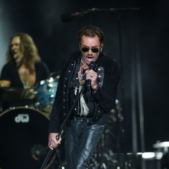 Exclusif - Johnny Hallyday en concert dans les Arènes de Nîmes - Jour 2 - Le 3 juillet 2015 03/07/2015 - Nîmes