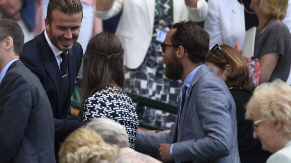 Pippa Middleton, lookée à Wimbledon : Charmée par Beckham, idole de ces dames !