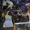 Serena Williams a battu Maria Sharapova en demi-finale de Wimbledon le 9 juillet 2015