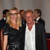 Didier Barbelivien et sa femme Laure Barbelivien le 10 juillet 2015 au Sporting de Monte-Carlo lors du gala annuel au profit de l'association Fight Aids Monaco, présidée par la princesse Stéphanie de Monaco.