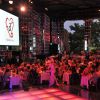 Atmosphère dans la Salle des Etoiles du Sporting de Monte-Carlo le 10 juillet 2015 lors du gala annuel au profit de l'association Fight Aids Monaco, présidée par la princesse Stéphanie de Monaco.