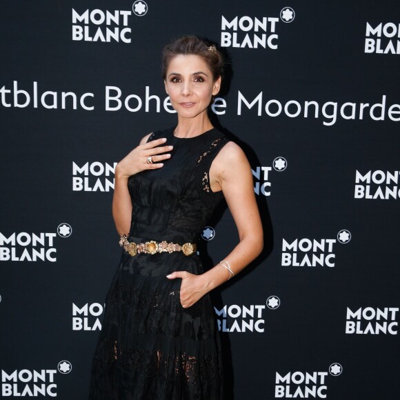 Clotilde Courau - Lancement de la collection "Montblanc Bohème Moongarden" à l'Orangerie Ephémère du jardin des Tuileries, place de la Concorde à Paris, le 9 juillet 2015.