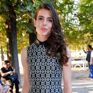 Charlotte Casiraghi - Lancement de la collection "Montblanc Bohème Moongarden" à l'Orangerie Ephémère du jardin des Tuileries, place de la Concorde à Paris, le 9 juillet 2015.