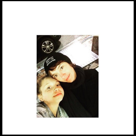 Nina de Caunes avec sa mère Emma (photo postée le 31 mai 2015)