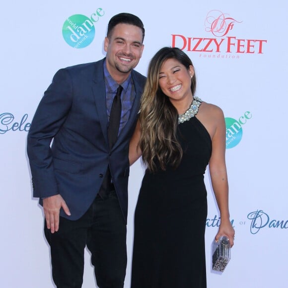Jenna Ushkowitz, Mark Salling à la soirée " Dizzy Feet Foundation's Celebration Of Dance Gala " à Los Angeles, le 19 juillet 2014