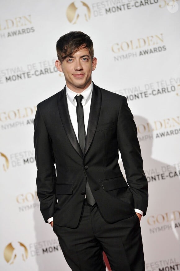 Kevin McHale participe a la ceremonie des remises de recompenses du 53eme Festival de Television de Monte Carlo au Grimaldi Forum le 13 juin 2013.  Closing ceremony of the 53th Annual Monte Carlo Television Festival at the Forum Grimaldi in Monaco on june 13, 2013.14/06/2013 - MONACO