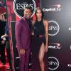 Russell Wilson et Ciara lors des ESPYS Awards au Microsoft Theatre de Los Angeles, le 15 juillet 2015