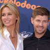 Steven Gerrard était sur le tapis rouge des Kids' Choice Awards avec son épouse Alex et ses trois filles, au UCLA's Pauley Pavilion de Los Angeles, le 16 juillet 2015