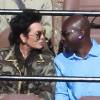Exclusif - Kris Jenner et son compagnon Corey Gamble en amoureux au Malibu Wine Safari. Malibu, le 10 juillet 2015.
