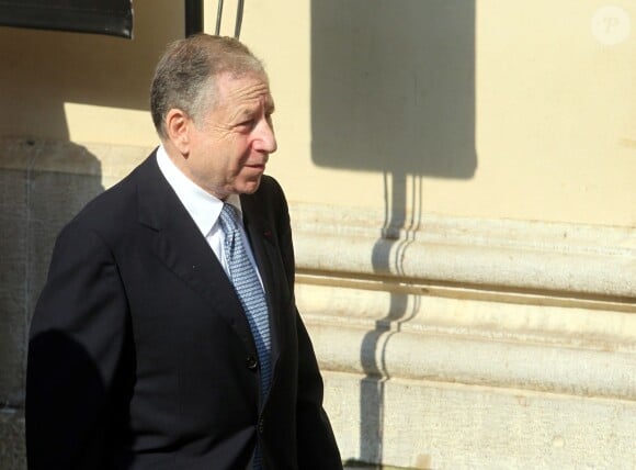 Jean Todt lors des obsèques de Jules Bianchi en la cathédrale Sainte-Réparate de Nice, le 21 juillet 2015