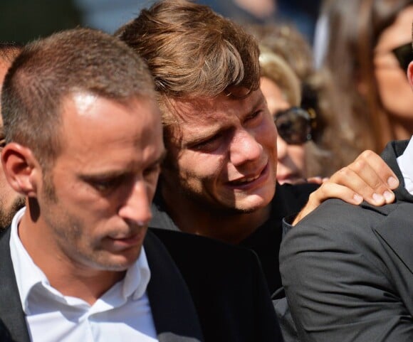 Adrien Tambay lors des obsèques de Jules Bianchi en la cathédrale Sainte-Réparate de Nice, le 21 juillet 2015
