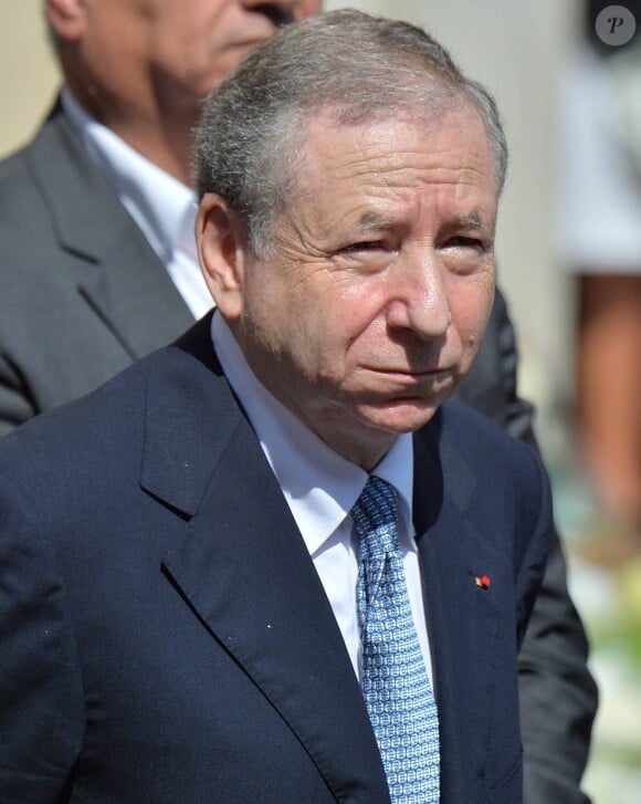 Jean Todt lors des obsèques de Jules Bianchi en la cathédrale Sainte-Réparate de Nice, le 21 juillet 2015