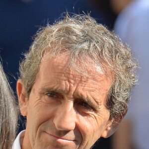Alain Prost lors des obsèques de Jules Bianchi le 21 juillet 2015 en la cathédrale Sainte-Réparate de Nice