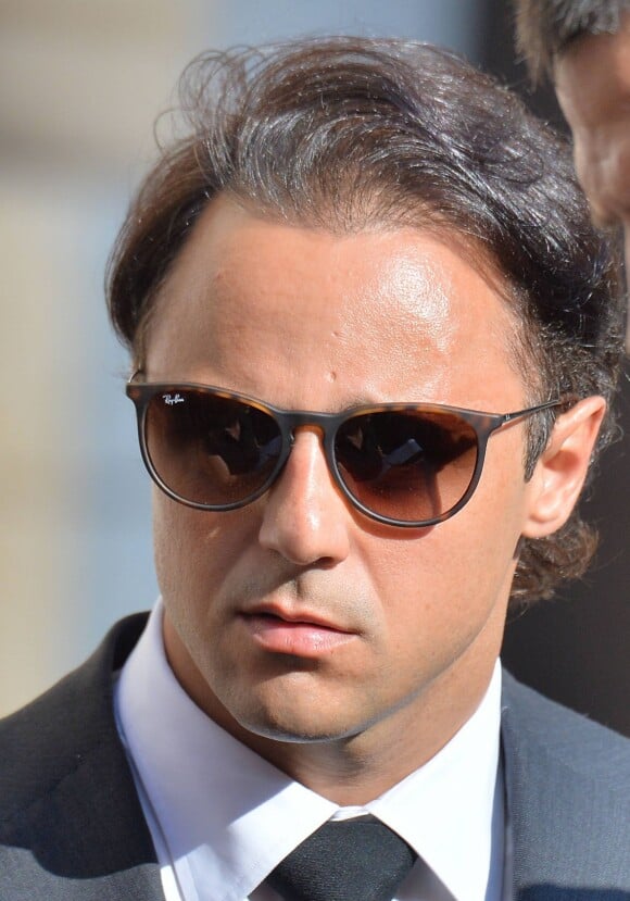 Felipe Massa lors des obsèques de Jules Bianchi le 21 juillet 2015 en la cathédrale Sainte-Réparate de Nice