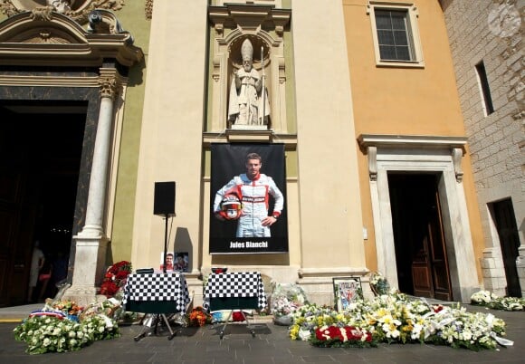 Obsèques de Jules Bianchi le 21 juillet 2015 en la cathédrale Sainte-Réparate de Nice