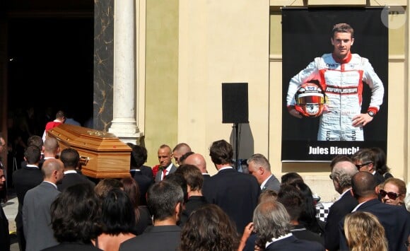 Obsèques de Jules Bianchi le 21 juillet 2015 en la cathédrale Sainte-Réparate de Nice